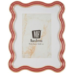 Mauro Ferretti Obloukový rám Elizabeth 15x20 cm červený zlatý
