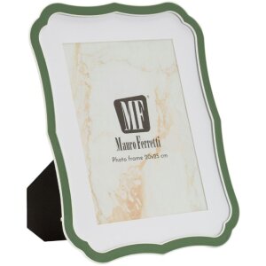 Mauro Ferretti Rám na foto „Margot“ 20x25 cm zelený s zlatými akcenty