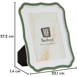 Mauro Ferretti Rám na foto „Margot“ 20x25 cm zelený s zlatými akcenty