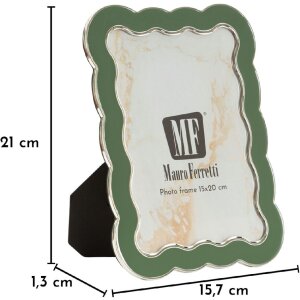 Mauro Ferretti Obrazová rámka Charlotte zelená 12,5x17,5 cm