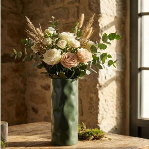 Mauro Ferretti Vaza Norimberga světle zelená 12x12x30 cm