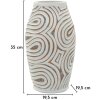 Mauro Ferretti Vaza „Oblix“ bílá gekálkovaná Ø19,5x35 cm