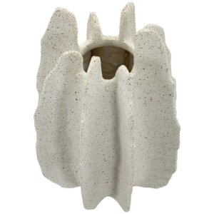 Mauro Ferretti Dekorativní váza „Ester“ přírodní barva, Ø26x40 cm