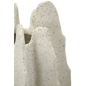 Mauro Ferretti Dekorativní váza „Ester“ přírodní barva, Ø26x40 cm