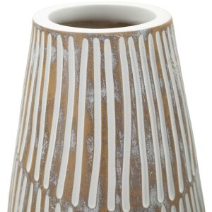 Mauro Ferretti Vaza „Hanoi“ bílá, Ø17x47 cm, moderní design