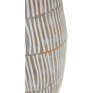 Mauro Ferretti Vaza „Hanoi“ bílá, Ø17x47 cm, moderní design