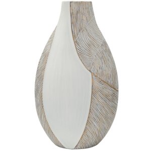 Mauro Ferretti Vaza „Ho Chi Minh“ bílá s křídovou vrstvou