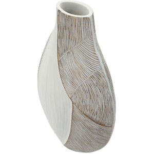 Mauro Ferretti Vaza „Ho Chi Minh“ bílá s křídovou vrstvou