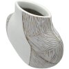 Mauro Ferretti Vaza „Ho Chi Minh“ bílá 35x13,5x37,5 cm