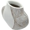 Mauro Ferretti Vaza „Ho Chi Minh“ bílý matný 27x11,5x31 cm