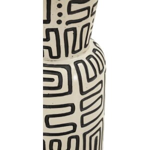 Mauro Ferretti Vazna „Nairobi“ bílá/černá, Ø15,5x65 cm