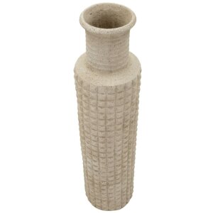 Mauro Ferretti Venkovní váza „Písek“ béžová Ø24,5x97 cm