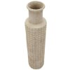 Mauro Ferretti Venkovní váza „Písek“ béžová Ø24,5x97 cm