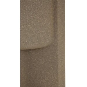 Mauro Ferretti Venkovní stojan na květináče Moai hnědý Ø39x80,5 cm