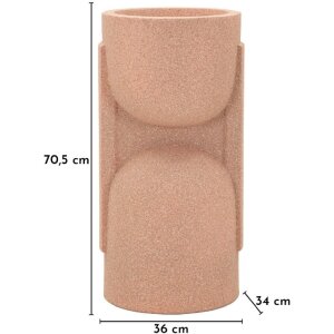 Mauro Ferretti Venkovní stojan pro květináče Nui červený