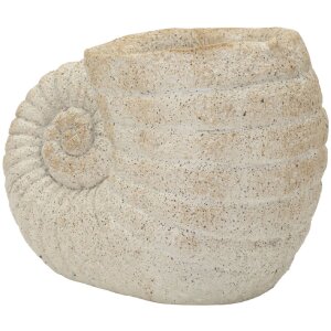 Mauro Ferretti Vaza Shell Sand béžová, mořský styl, 33x19x23 cm
