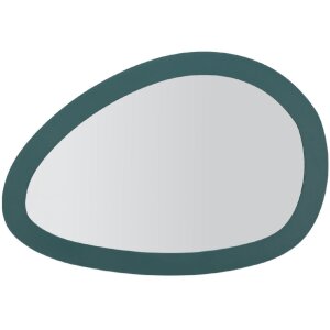 Mauro Ferretti Zrcadlo na stěnu SATURNO Ottanio, petrolový moderní design