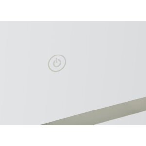 Mauro Ferretti Stěnové zrcadlo LED SIMPLE 60x80 cm stříbrné