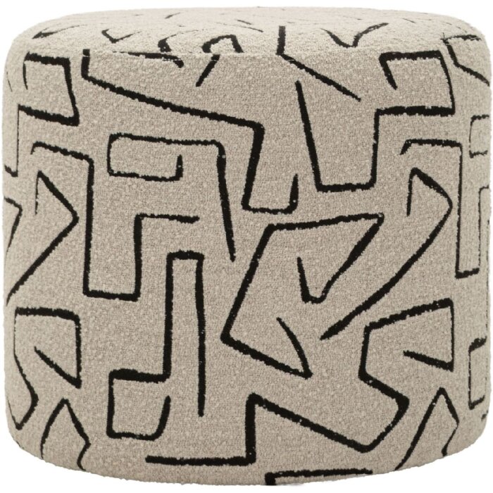 Mauro Ferretti Puff NAIROBI vícebarevný sedací pouf Ø44x40cm