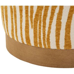 Mauro Ferretti Puff SAVANA senf, dřevěný...