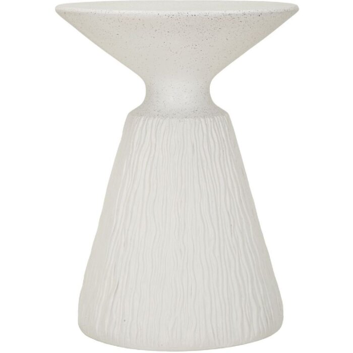 Mauro Ferretti Konzolový stůl CONE krémový Ø40x53 cm