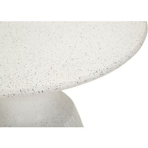 Mauro Ferretti Konzolový stůl CONE krémový Ø40x53 cm