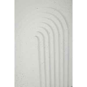 Mauro Ferretti Příruční stolek ARC krémový 40,5x40,5x50,5 cm