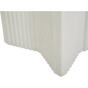 Mauro Ferretti Příruční stolek ARC krémový 40,5x40,5x50,5 cm