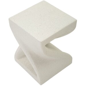 Mauro Ferretti Stolní stolek Z křémový 34x34x45 cm