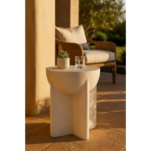 Mauro Ferretti Stolpec History Ø33,5x48,5 cm Kremová