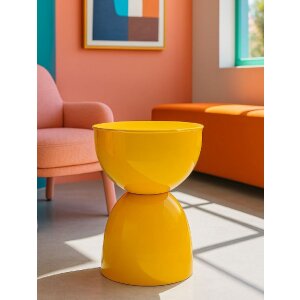 Mauro Ferretti Konzolový stůl YAO senf Ø31x46 cm