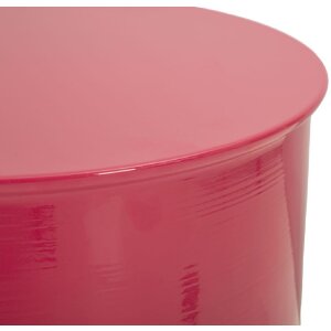 Mauro Ferretti Stolik na bok OYI fuchsiový lesklý kov Ø31x46 cm