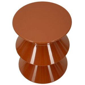 Mauro Ferretti Podnožní stolek ZAG oranžový, Ø37,5x45 cm