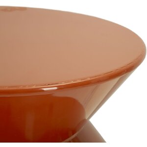 Mauro Ferretti Podnožní stolek ZAG oranžový, Ø37,5x45 cm