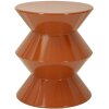 Mauro Ferretti Podnožní stolek ZAG oranžový, Ø37,5x45 cm