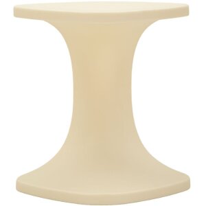 Mauro Ferretti Podnožní stolek Ibiza bílý 42x42x52 cm