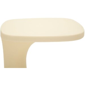 Mauro Ferretti Podnožní stolek Ibiza bílý 42x42x52 cm