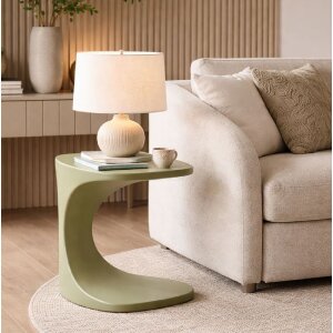 Mauro Ferretti Podnožní stolek Ibiza zelený 42x42x52 cm