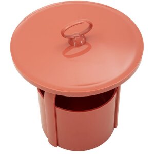 Mauro Ferretti Konzolový stolek Iris červený z plastu