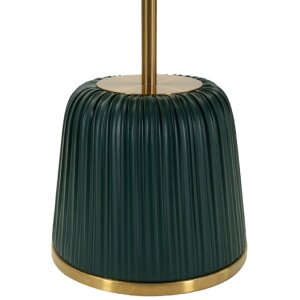 Mauro Ferretti Konzolový stolek Egle zelený zlatý Ø40x55 cm