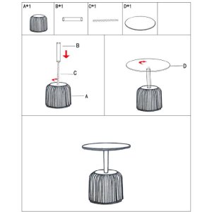 Mauro Ferretti Konzolový stolek Egle zelený zlatý Ø40x55 cm