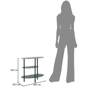 Mauro Ferretti Noční stolek Saturn Ottanio modro-zelený