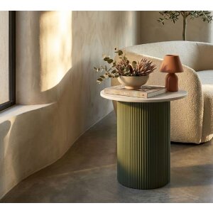 Mauro Ferretti Beistelltisch Frankfurt Marble 40x42x45 cm...