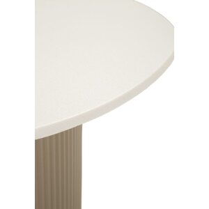 Mauro Ferretti Příruční stůl Frankfurt s mramorovou deskou šedá bílá