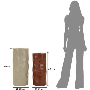 Mauro Ferretti Set podnožek Norimberga červená bílá kovový povrch