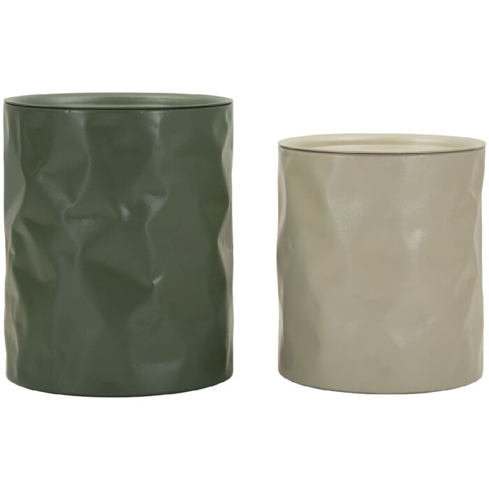 Mauro Ferretti Sada konzolových stolů Norimberga bílá a zelená