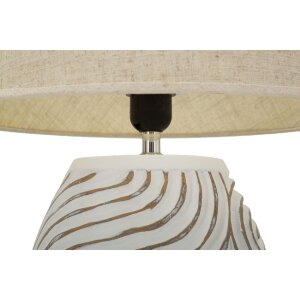 Mauro Ferretti Stolní lampa Oblix Ø35x55 cm, vícebarevná, polyresin železo textil