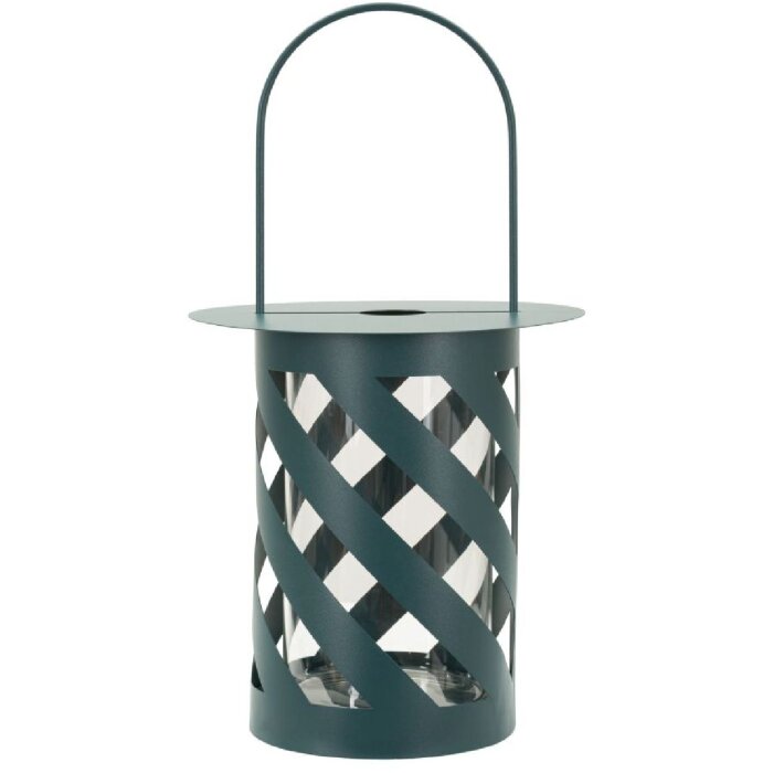 Mauro Ferretti Moderní lampa Saturno Ottanio Twist Ø23x43 cm kov sklo