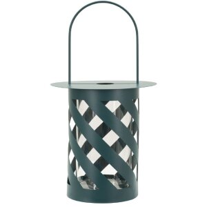 Mauro Ferretti Moderní lampa Saturno Ottanio Twist Ø23x43 cm kov sklo