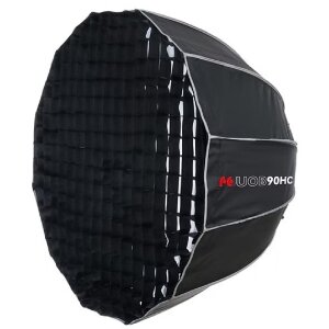 Falcon Eyes Parabolická osmiboká reflektorka 60 cm s vlnitým mřížkem a Bowens připojovacím konektem